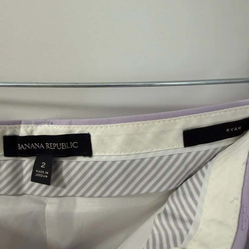 NWOT Banana Republic Light (lilac) Purple Blazer and pants set - Picture 5 of 6